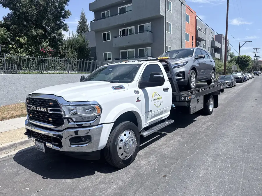 ProTow Experts RAM 5500 medium-duty flatbed tow truck